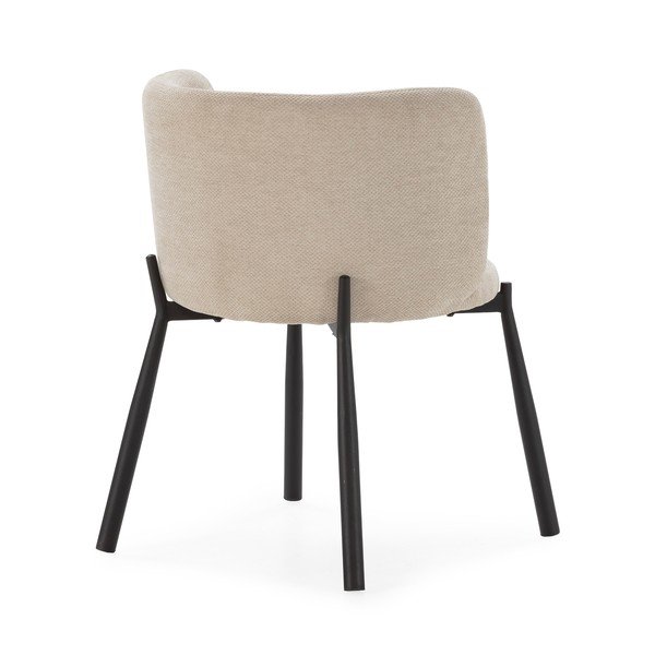 Beżowe tapicerowane fotele jadalniane zestaw 2 szt. Ginny – MOME-image-1