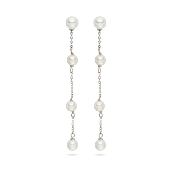 Wiszące
  kolczyki z pereł Pearls Of London Elegance, 7,5 cm
