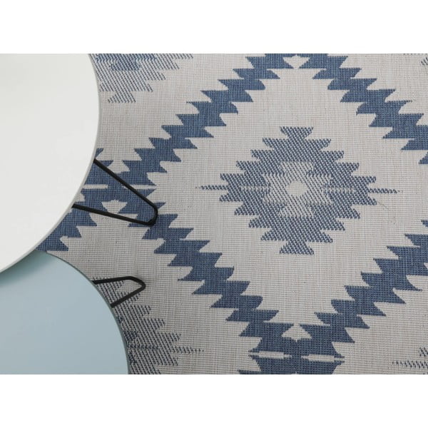 Niebiesko-kremowy dywan odpowiedni na zewnątrz NORTHRUGS Malibu, 230x160 cm-image-4