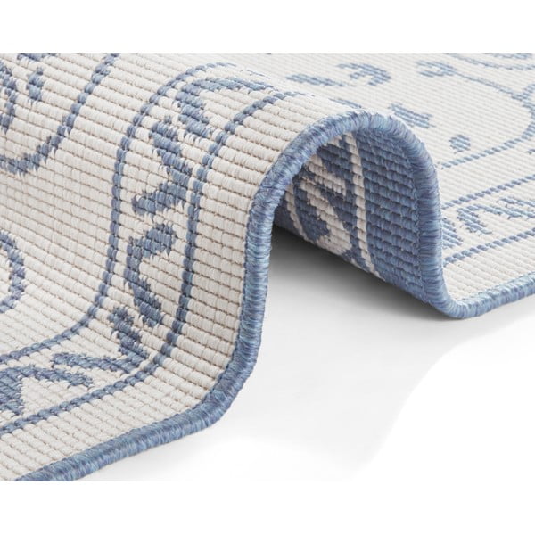 Niebiesko-kremowy dywan odpowiedni na zewnątrz NORTHRUGS Leyte, 160x230 cm-image-3