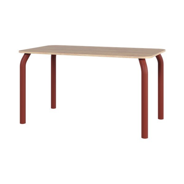 Stół z blatem w dekorze dębu 80x140 cm Meko – noo.ma