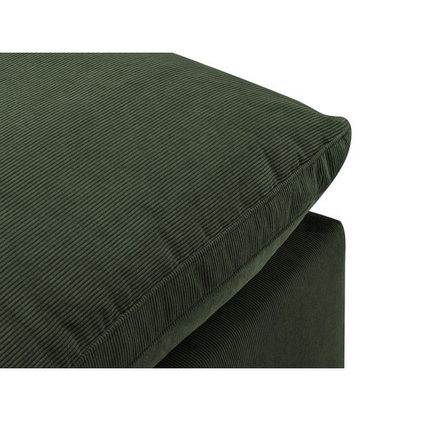 Ciemnozielona środkowa część sztruksowej sofy modułowej Windsor & Co Sofas Galaxy-image-4