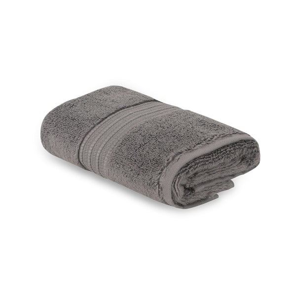 Ciemnoszary bawełniany ręcznik 30x50 cm Chicago – Foutastic-image-1