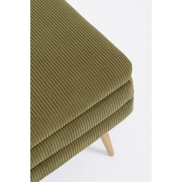 Zielona tapicerowana ławka Olga – Bizzotto-image-4