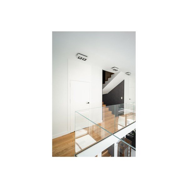 Biała lampa sufitowa z metalowym kloszem 34x18,5 cm Loid – GTV-image-3