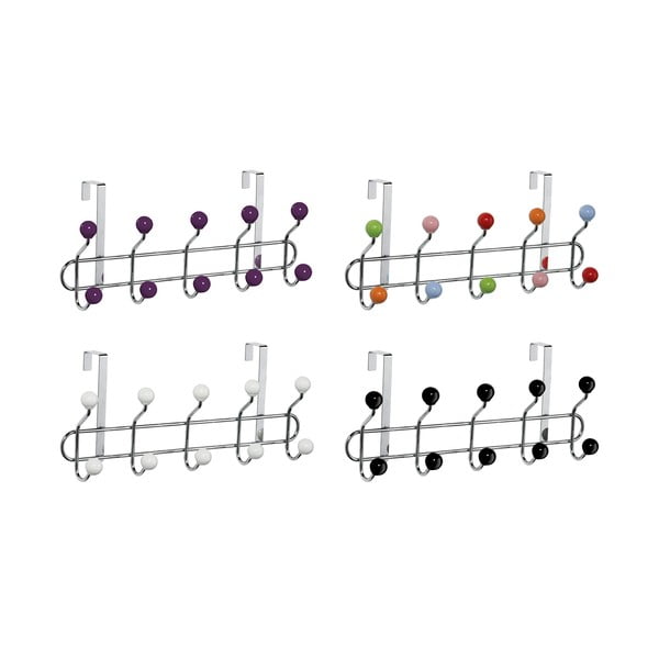 Bordowo-srebrny metalowy wieszak na drzwi 41 cm – Premier Housewares-image-3