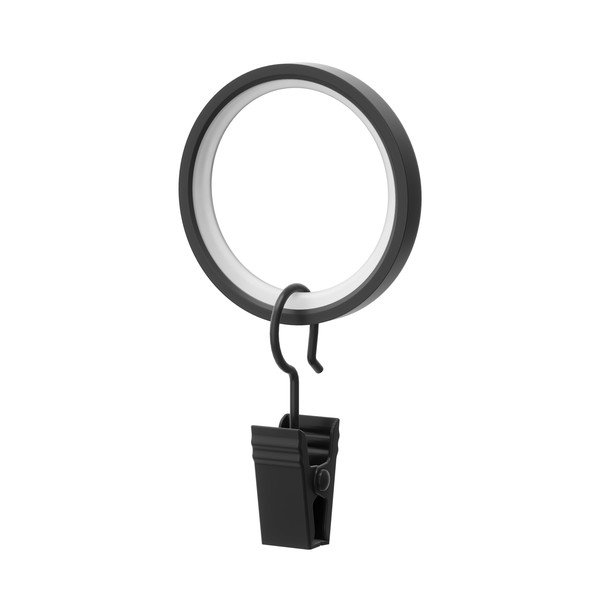 Kółka z żabkami do karnisza zestaw 7 szt. Cappa - Umbra-image-2