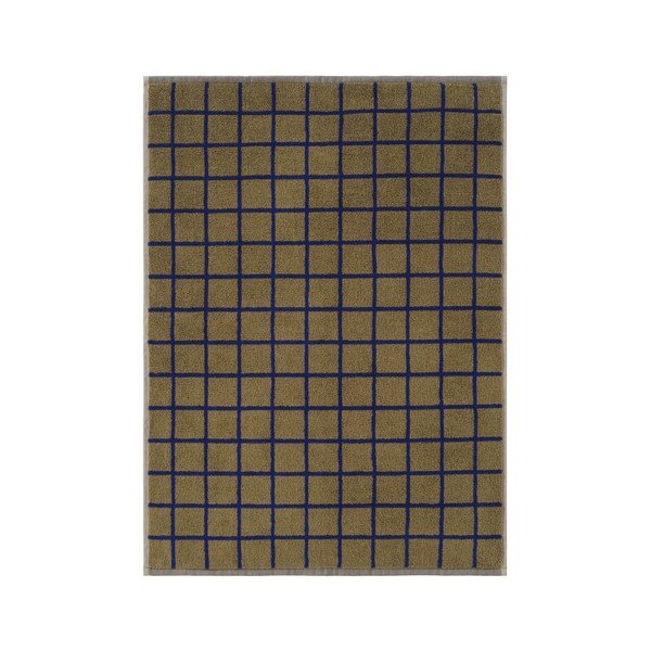Zielony/niebieski bawełniany ręcznik 50x70 cm Grid – Jotex-image-2