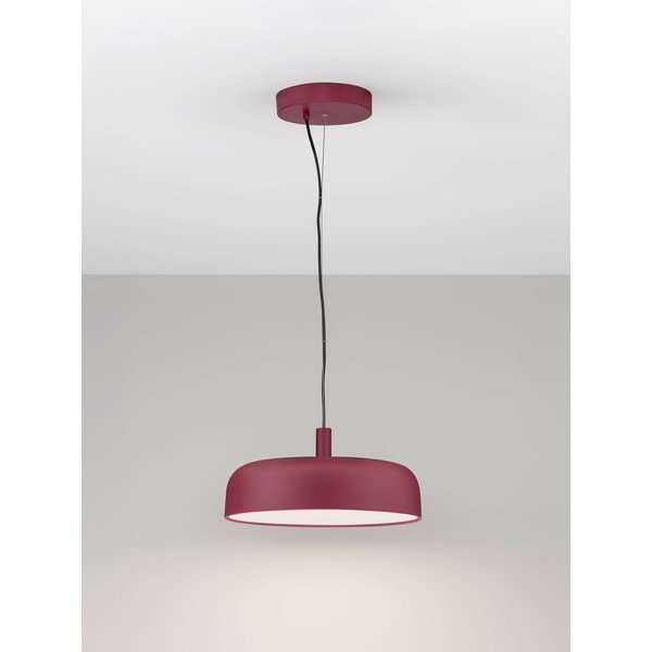 Bordowa aluminiowa lampa wisząca LED ze ściemniaczem ø 40 cm Noelia – Nova Luce-image-2