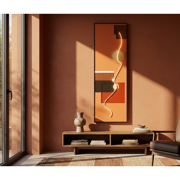 Obraz drukowany z ramą w zestawie/na płótnie 50x150 cm LED – Mauro Ferretti-image-1