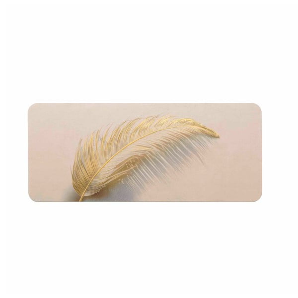 Jasnobrązowy dywanik łazienkowy 50x120 cm Angelica – douceur d'intérieur