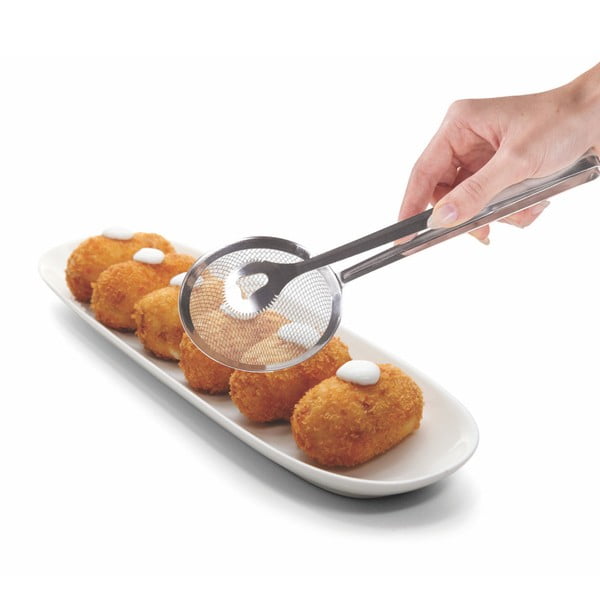 Szczypce do smażenia ze stali nierdzewnej Metaltex Tongs-image-2