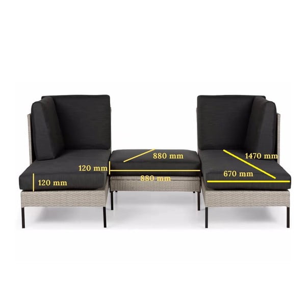 Beżowa sofa ogrodowa Bonami Selection Orkanger-image-4