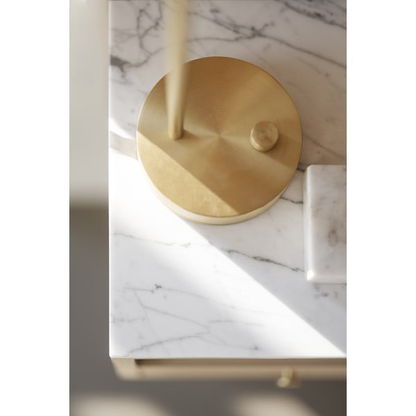 Zagłówek z litego drewna dębowego w naturalnym kolorze 240x79 cm Whitmore – Rowico-image-4