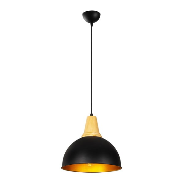 Czarna metalowa lampa wisząca Opviq lights Parthena-image-2