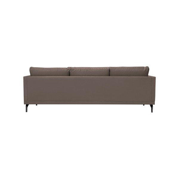 Brązowa sofa z czarną konstrukcją Windsor & Co Sofas Jupiter-image-3
