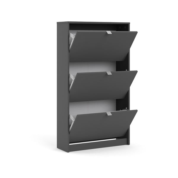 Szara uchylna szafka na buty Shoes – Tvilum-image-4