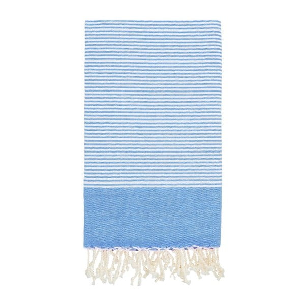 Ręcznik hammam Side Blue, 100x180 cm