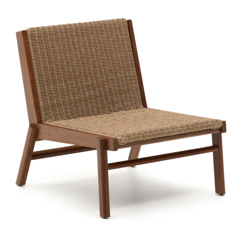 Drewniany fotel ogrodowy w naturalnym kolorze Itani – Kave Home