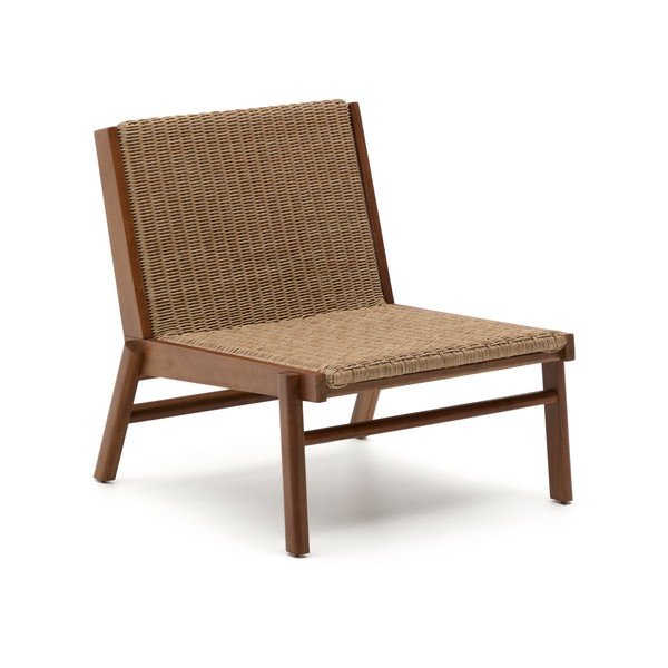 Drewniany fotel ogrodowy w naturalnym kolorze Itani – Kave Home