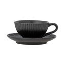 Czarna filiżanka do cappuccino ceramiczna 200 ml Neri – Bloomingville