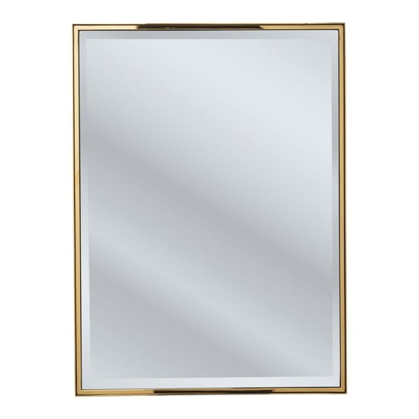 Lustro ścienne w kolorze złota Kare Design Dolly Gold, 75x55 cm
