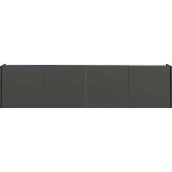 Antracytowa szafka pod TV 183x45 cm Piana – Germania