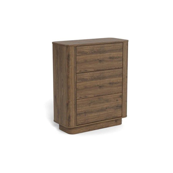 Komoda w dekorze dębu w ciemnym naturalnym kolorze 90x107x40 cm Atmore – Actona