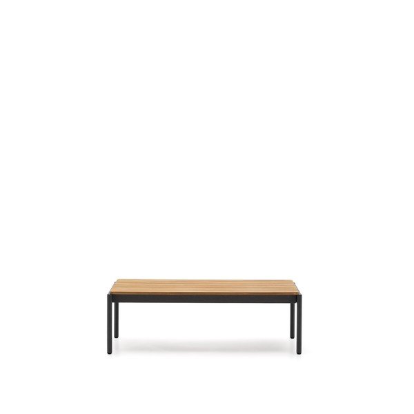 Stolik ogrodowy z litego drewna tekowego 63x149 cm Sorells – Kave Home-image-4