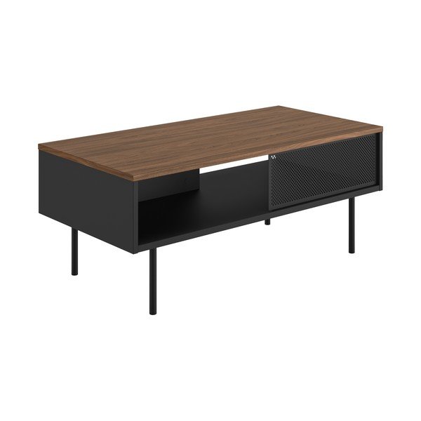 Stolik z blatem w dekorze dębowym 100x50 cm Radio – TemaHome-image-2