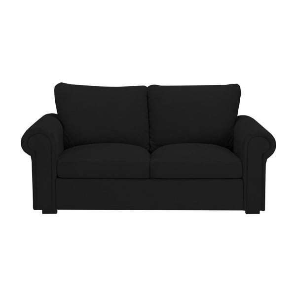 Czarna sofa Windsor & Co Sofas Hermes, 104 cm