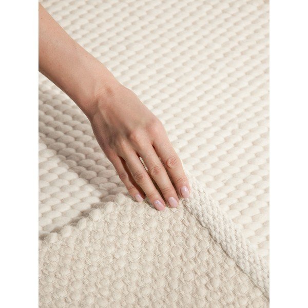 Kremowy wełniany dywan tkany ręcznie 200x290 cm Lyon Beans – Elle Decoration-image-4