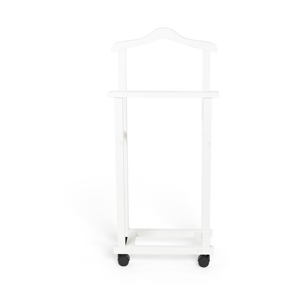 Biały bambusowy wieszak na ubrania Alfred – Compactor-image-4