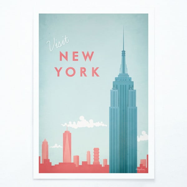 Plakat Travelposter New York, A2