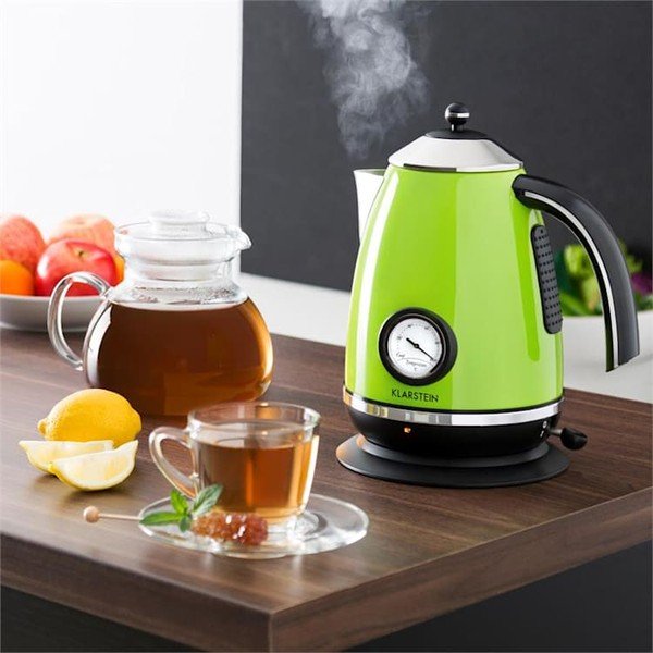 Zielony czajnik elektryczny Klarstein Aquavita Chalet-image-1