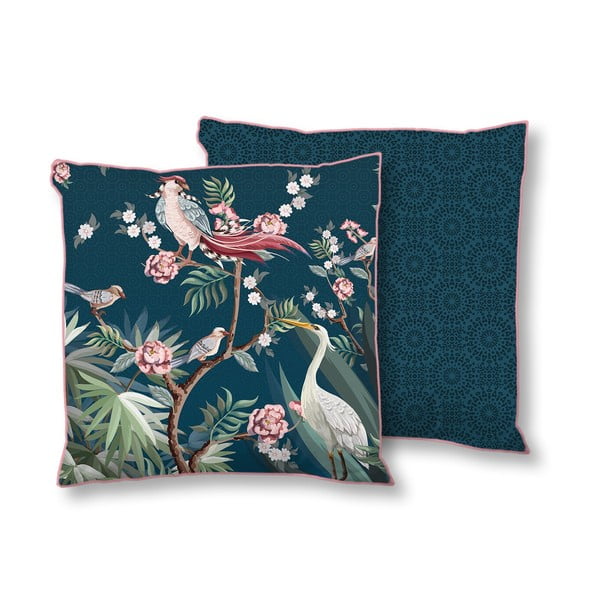 Ciemnoniebieska poduszka dekoracyjna Descanso Sarenza, 50x50 cm