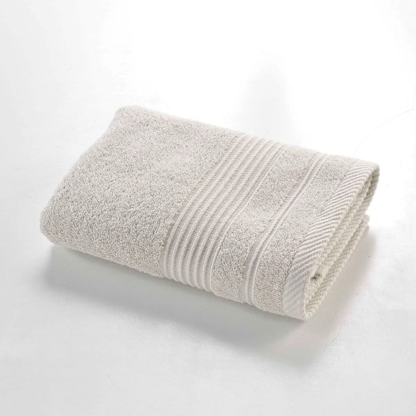 Beżowy bawełniany ręcznik frotte 50x90 cm Tendresse – douceur d'intérieur