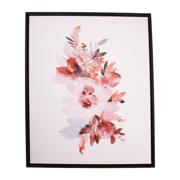 Obraz w ramie Dakls Pinky Flowers, 40x50 cm