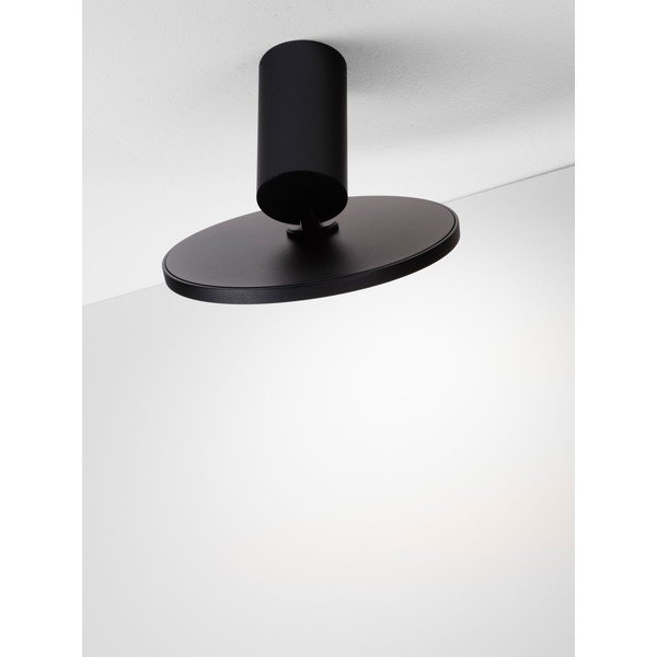 Aluminiowa lampa sufitowa LED z elastyczną konstrukcją w kolorze matowej czerni Ekei – Nova Luce-image-2