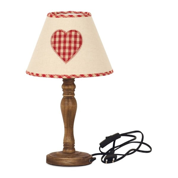 Lampa stołowa Red Heart