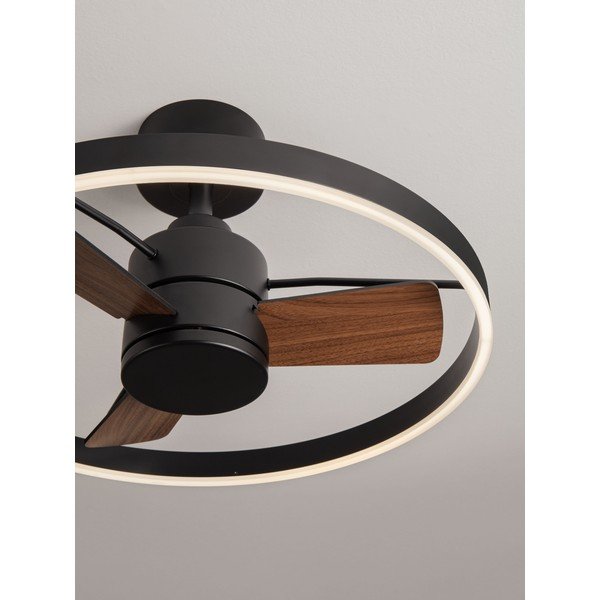 Metalowa lampa sufitowa LED ze ściemniaczem w kolorze matowej czerni Lunair – Nova Luce-image-1