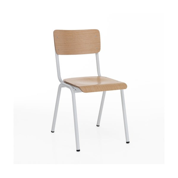 Krzesła z drewna dębowego zestaw 2 szt. Old School – Tomasucci