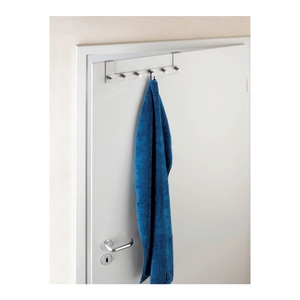 Metalowy wieszak na drzwi w kolorze srebra 39 cm Celano – Wenko-image-4