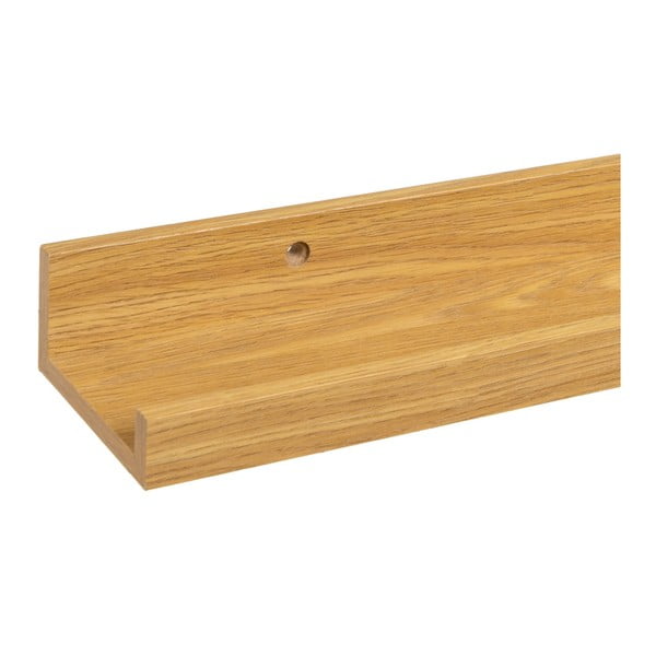 Półka na zdjęcia w dekorze dębu 100 cm – Casa Selección-image-2