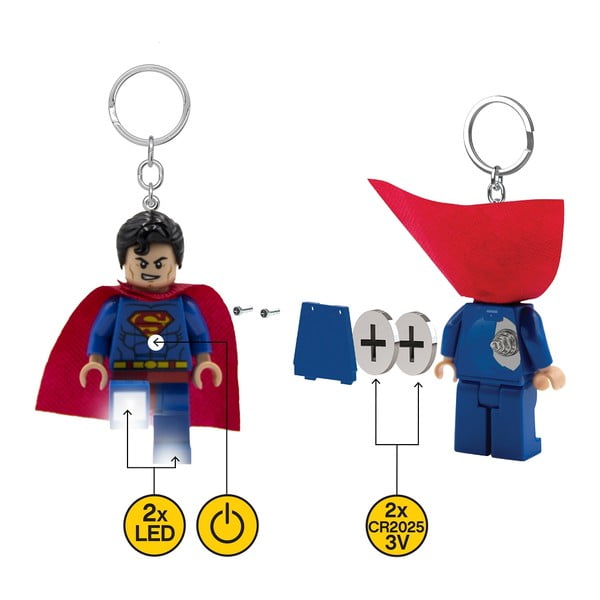 Brelok z latarką Superman – LEGO®-image-3