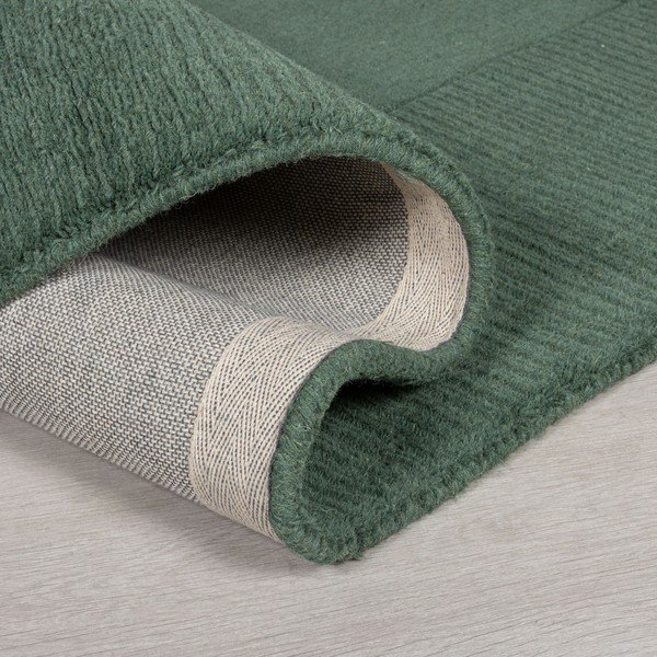 Ciemnozielony dywan wełniany Flair Rugs Siena, 160x230 cm-image-4