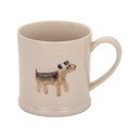 Beżowy kubek ceramiczny 225 ml Dog – Sass & Belle