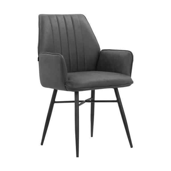 Antracytowe krzesła zestaw 2 szt. Anzo – Støraa