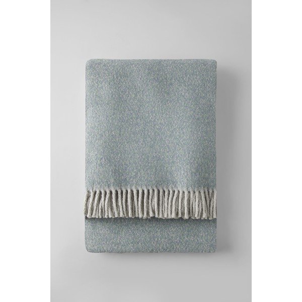 Niebieski koc z mieszanki bawełny 140x180 cm Rennes – Euromant