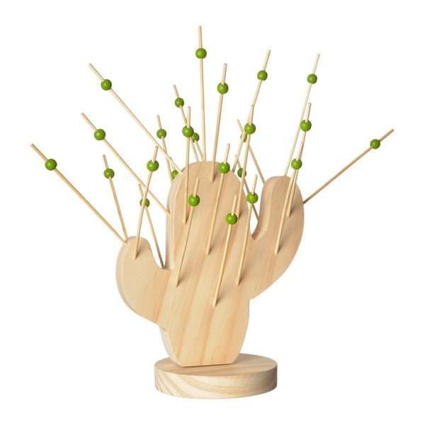 Bambusowy stojak ze szpikulcami Le Studio Cactus Cocktail Picks